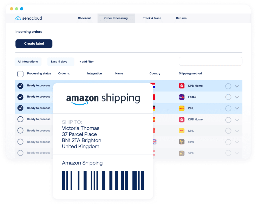 Shipping automation for Amazon Shipping Amazon Shipping API